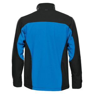 Veste softshell thermique zippée intégrale pour homme, col montant, unie, doublée polaire, style décontracté automne, service OEM - Product Image 2