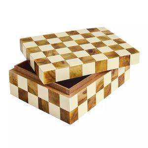 Quality Design Mother of Pearl Jewellery Box Luxury Resin MOP Decorative Storage Box MOP Inlay Box at very <b>low</b> wholesale price - Product Image 4