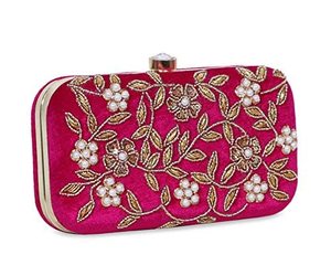 กระเป๋าคลัทช์ปักลายทำมือ ราคาไม่แพง กระเป๋าสะพายไหล่สไตล์ชาติพันธุ์สุดเก๋สำหรับผู้หญิง ใช้ในงานแต่งงานและงานปาร์ตี้ - Product Image 5