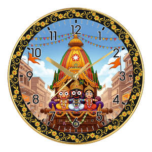 Reloj de Pared de Plástico con Diseño 3D de Ganesh Laxmi, Técnica de Impresión, Personalizado para Graduación, Día de San Valentín, Decoración Espiritual para el Hogar - Product Image 4