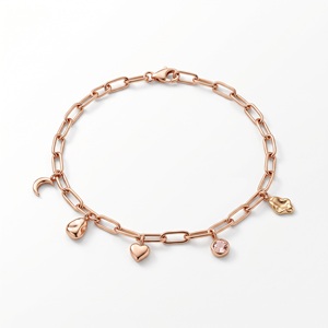 สร้อยข้อมือทองคำขาว 18K สำหรับผู้หญิง เครื่องประดับหรูหรา สร้อยข้อมือแบบมินิมอล  รับผลิตตามสั่ง (OEM) - Product Image 3