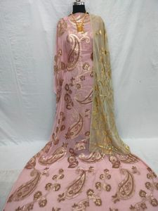 Conjunto de Dirac Somalí de Diseño de Alta Calidad, Ropa Tradicional para Ocasiones Formales, Diseño Floral Bordado, Spandex, Verano - Product Image 3