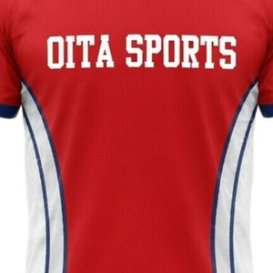 Camiseta de Netball Sublimada Roja y Blanca Unisex, Ropa Deportiva de Poliéster de Manga Corta para Entrenamiento y Partidos de Equipo - Product Image 5