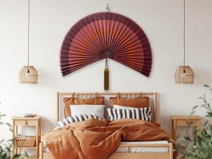 Handmade Bamboo <b>Wall</b> Fan <b>Wall</b> <b>Decor</b> Hanging Boho Vintage Interior Art for Home Decoration Wholesale Supplier - Product Image 5