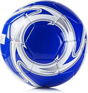 Ballon de football professionnel personnalisé en cuir PU léger avec construction thermocollée pour les entraînements et les matchs en extérieur - Product Image 4