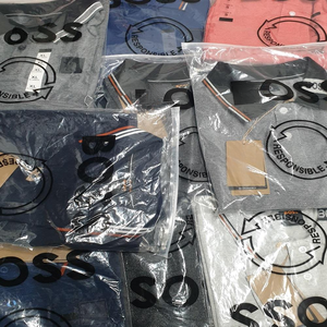 Lote de Excedentes de Ropa de Bangladesh: Camisetas Polo de Algodón Piqué de Marca Famosa con Diseño de Cremallera, Varios Colores, Pantalones Cortos Estilo Golf con Botones al por Mayor - Product Image 2