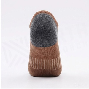 North Approach Ankle <b>Socks</b> Black Gray Striped Breathable <b>Running</b> <b>Socks</b> for Adults Summer Season - Product Image 2