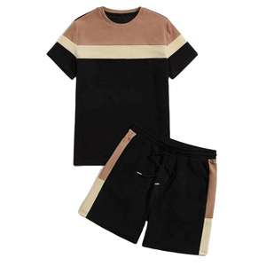 2022 Men's Summer Breathable Casual T-Shirt and <b>Shorts</b> Set Gym Wear for Men Women & Unisex - Product Image 1