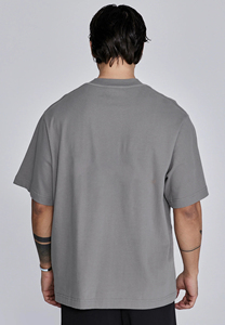 Camiseta de Alta Calidad con Logotipo Personalizado, 210 g/m², 100% Algodón, Corte Holgado, Estilo Hip Hop, Ecológica, Tallas Grandes, para Hombre - Product Image 2