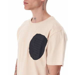 Camiseta de algodón grueso de 300 GSM para hombre, de manga corta, lisa, extragrande, personalizable con logo, para venta al por mayor - Product Image 3