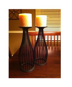 Modern Elegant Decorative Metal Stainless Steel Hoop <b>Shell</b> Design Tea <b>Light</b> Holder Silver for Home and Table Decor - Product Image 3