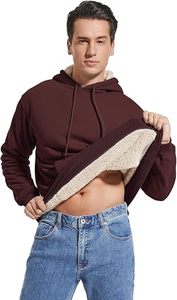 Sweat à capuche en polaire Sherpa pour homme, chaud pour l'hiver, pull Teddy personnalisé, sweat à capuche Teddy en polaire pour homme, sweat Sherpa surdimensionné - Product Image 4