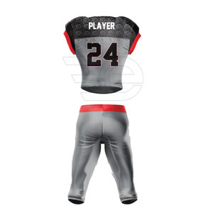 Uniforme de football américain respirant, style tendance, couleurs et designs personnalisables, service OEM, fabriqué au Pakistan - Product Image 2