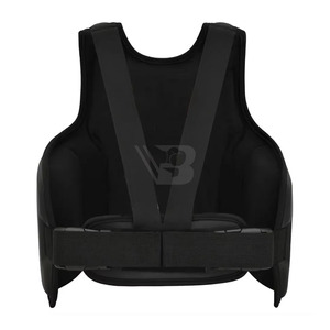 Protector de Pecho Ajustable de Cuero Transpirable de Alta Calidad para Boxeo, Equipo Antideslizante para MMA, Muay Thai, Taekwondo y Sparring - Product Image 6