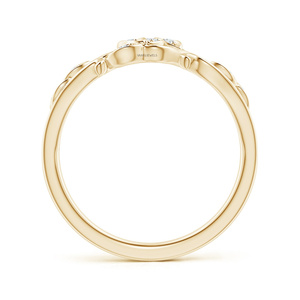 Anillo de Diamantes de Lujo Inspirado en Hojas de Vid, Diamantes Cultivados en Laboratorio, Corte de Diamantes, Oro de 10K, 14K, 18K, Plata 925, 935, Anillo de Compromiso y Boda Moderno - Product Image 4