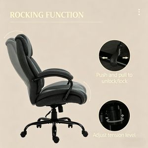 Sedia da Ufficio Direzionale in Stile Contemporaneo Tradizionale con Funzione Massaggio, Sedia Ergonomica in Legno per Scrivania, Arredo Ufficio Confortevole - Product Image 3