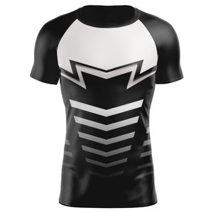 Camiseta de Compresión para Hombre, Sublimada, de Spandex, para BJJ, Gimnasio, Surf, Buceo, MMA, Precio Bajo - Product Image 6