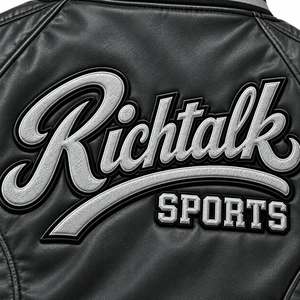 Blouson bomber gris en PU pour homme, col montant, fermeture éclair, coupe sportive, coupe régulière, coupe-vent, vêtement d'hiver, logo frontal, doublure polaire - Product Image 5