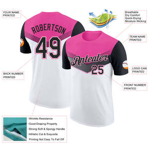 Camiseta Personalizada, Informal, 100% Poliéster, Manga Corta, Jersey Deportivo para Equipo, con Logotipo, Nombre y Número Personalizados - Product Image 3