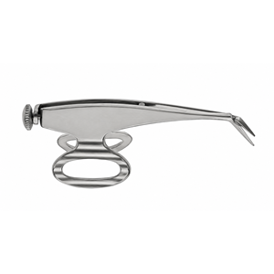 กรรไกรตัดกระจกตาแบบมืออาชีพคุณภาพสูง ยี่ห้อ Barraquer Iris Scissors สำหรับการผ่าตัดจุลศัลยกรรมตา ทำจากเหล็กกล้าไร้สนิม - Product Image 5