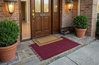 Solid Color Rectangle Chenille Fabric Modern Flat Weave Anti-Slip Eco-Friendly Washable Rug with Fringe for Living Room