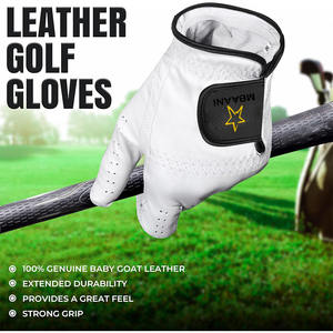 Gant de golf classique en cuir de qualité supérieure pour hommes, disponible pour la main gauche et la main droite - Product Image 5