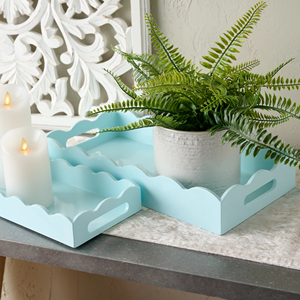 Juego de Bandejas de Madera Lacada de Lujo al por Mayor para Decoración de Mesa de Centro, Bandejas Decorativas para Servir Té en Colores Mixtos, Fabricante Personalizado - Product Image 3