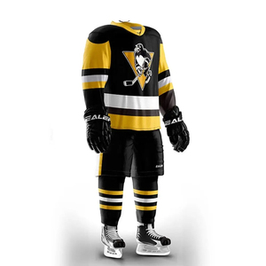 Uniformes de hockey sur glace les plus vendus en ligne / Nouveaux uniformes de hockey sur glace de haute qualité au design actuel, confortables - Product Image 5