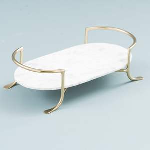 Bandeja para cocina, bandeja decorativa para sala de estar, bandeja elegante para servir, diseño de bandeja contemporáneo, bandeja de servir elegante - Product Image 1