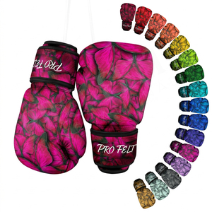 Guantes de Boxeo con Diseño Impreso Digital en Toda la Superficie, Guantes de Boxeo Premium para Entrenamiento, Sparring, Combate Multiusos, MMA, Gimnasio, Ejercicio - Product Image 1