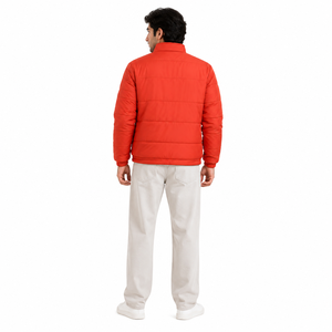 Custom Men's Quilted Insulated Men's <b>Jackets</b> Lightweight <b>Zip</b> <b>Up</b> Winter Outerwear Wholesale Warm Casual Padded Coat Manufacturer - Product Image 2