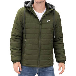 Chaqueta acolchada informal de alta calidad con relleno grueso para días de clima nevado, chaqueta de invierno - Product Image 1