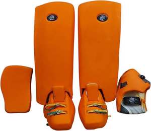 Conjunto Completo de Protección para Portero de Hockey sobre Césped, con Protectores de Espinilla y Protección de Tobillo, con Correas Ajustables para Jugadores de Hockey - Product Image 1