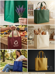 Anax Impex Printed Non Woven <b>Hanging</b> Foldable Reusable Storage Tote Bag for <b>Wardrobe</b> & Kitchen Use - Product Image 5