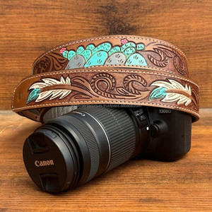 Nueva correa de cámara de cuero genuino con herramientas manuales duradera y ajustable elegante y cómoda para fotógrafos profesionales DSLR - Product Image 2