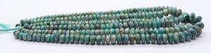 Cuentas redondas lisas de turquesa natural de Arizona de 8-11 mm, cuentas de piedras preciosas de turquesa, cuentas de turquesa genuina para la fabricación de joyería al por mayor. - Product Image 4