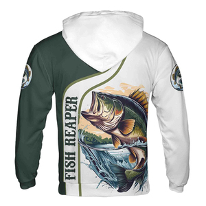 เสื้อฮู้ดดี้ตกปลาแบบยูนิเซ็กซ์สั่งทำพิเศษ ไซส์ S-5XL ผ้าฝ้ายผสมโพลีเอสเตอร์คุณภาพสูง ขนฟลีซ รุ่นมาใหม่ปี 2026 เสื้อฮู้ดดี้ลายเมสันสำหรับผู้ชาย - Product Image 3