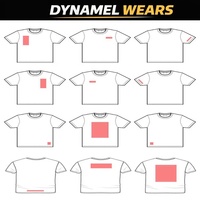 T-shirt unisexe surdimensionné en coton délavé à l'acide avec logo personnalisé, impression numérique, style vintage, graphique anime DTG