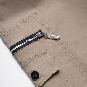 กางเกงคาร์โก้ผู้ชายขายดี ราคาสุดคุ้ม สำหรับผู้ใหญ่ สไตล์สตรีทแวร์ กันยับ สีพื้น สำหรับขายส่ง - Product Image 6