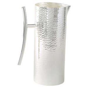 Carafe à boisson en acier inoxydable, style classique, avec poignée en acier, capacité 1L, 100% faite à la main, écologique, durable, personnalisable - Product Image 5