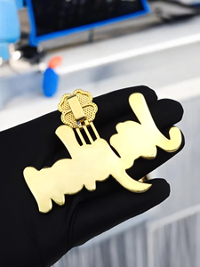 Colgante Personalizado con Nombre Jayden, Chapado en Oro, Estilo Hip Hop, con Diamantes Moissanite, Cadena con Letras, Joyería - Product Image 3