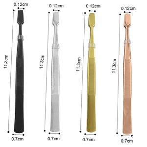 Pinces à cils, fournitures pour extensions de cils, outils de maquillage, pinces professionnelles en acier inoxydable, pinces à sourcils pour extensions de cils - Product Image 1