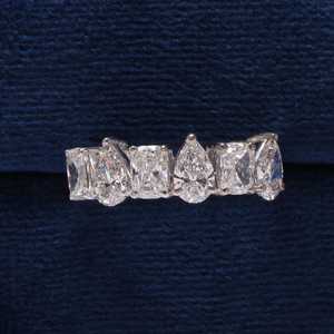High Demand Womens 925 Sterling <b>Silver</b> <b>Emerald</b> Cut 1.20 Ct Lab Grown Diamond Classic Wedding <b>Ring</b> Micro Pave Side Stones Party - Product Image 1