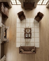 Tapis géométrique moderne à grille, rectangulaire, en laine tuftée, avec dos antidérapant en caoutchouc, pour salon et usage domestique