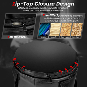 Wholesale Heavy Punching <b>Bags</b> for Martial Arts Training & Karate <b>Boxing</b>-PVC Material Adult Use Heavy Duty - Product Image 4