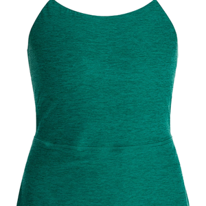 Vestido Deportivo de Tenis y Golf para Mujer, Color Verde Alfa, con Logotipo Personalizado, Sin Mangas, con Bloques de Color y Pantalones Cortos Integrados, Venta al Por Mayor - Product Image 6