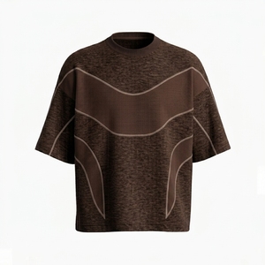 Camisetas Extra Grandes para Hombre al por Mayor, Camisetas de Algodón Grueso de Moda, Camisetas con Estampado Gráfico Personalizado - Product Image 5