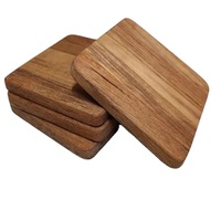 Sous-verre en bois de style tendance, vente en gros, tasse en bois pour hôtels, Restaurants, décoration de la maison, sous-verres en bois