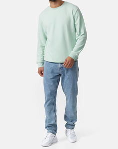 Sweat-shirt léger à col rond en mélange de coton doux et confortable, idéal pour un usage quotidien, le travail, la détente ou les activités de plein air - Product Image 6