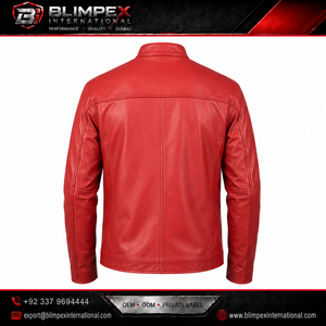 Chaqueta Casual de Invierno de Primera Calidad para Hombre, 100% Piel de Vaca Original, Tejido PU Ecológico de Secado Rápido, Logotipo Frontal Personalizado OEM - Product Image 4